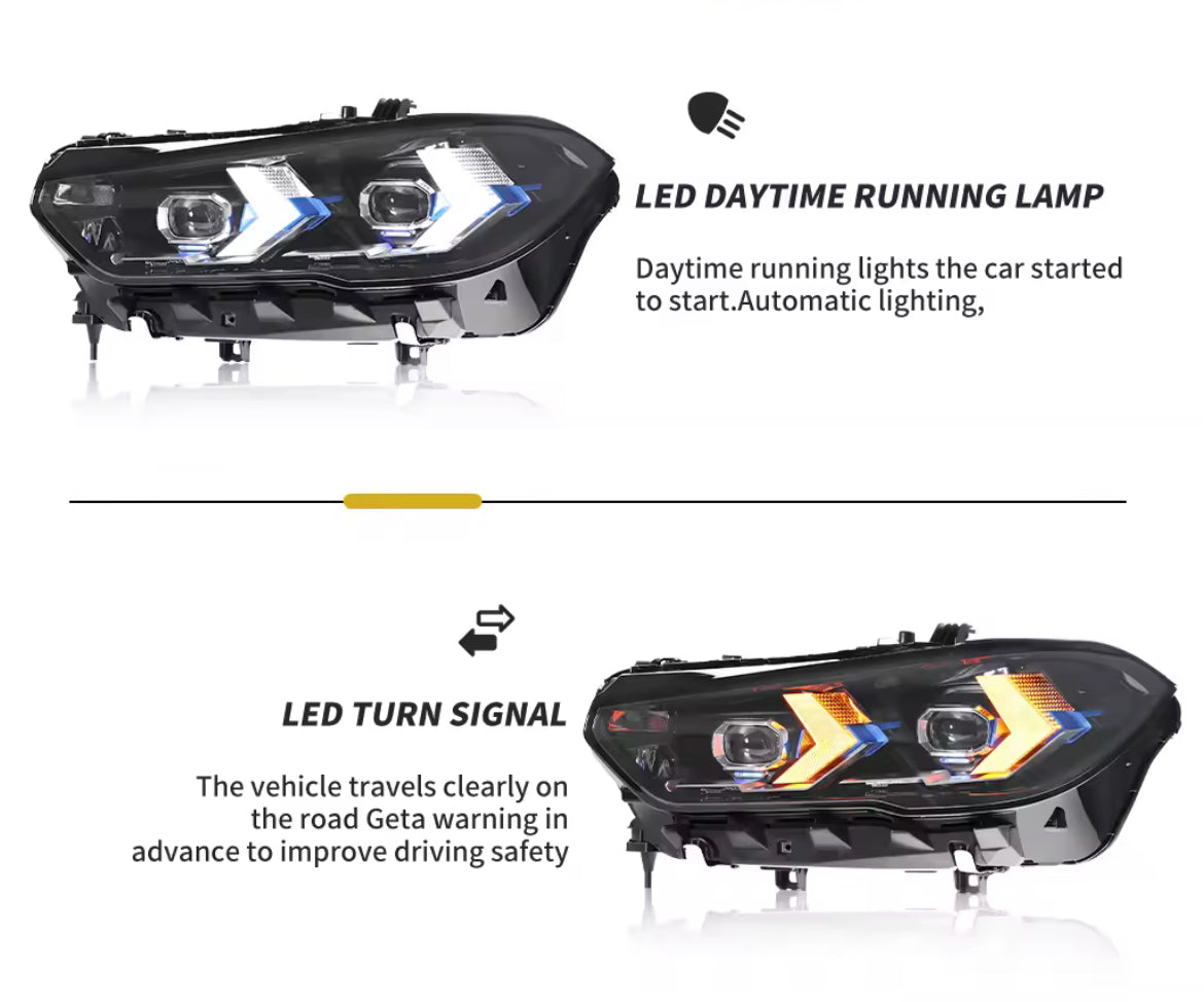 LCI style Full LED Headlights BMW X5 G05 (2018-2023)
