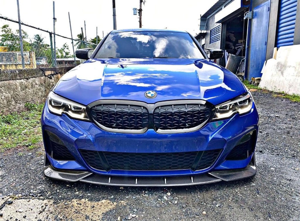 Front lip spoiler bumper- Bmw 3 series G20 (2019-2022) M-sport