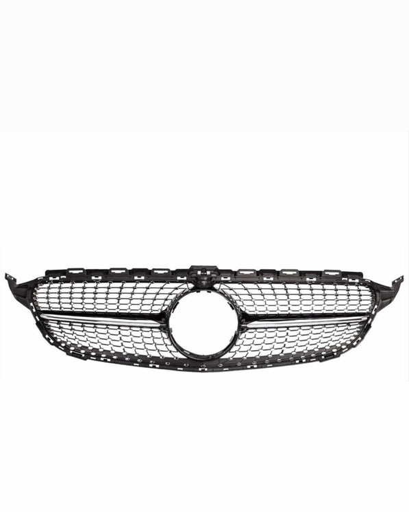 Mercedes C-Class W205/S205/C205/A205 Pre-Facelift Black Diamond Grille (2014-2018)
