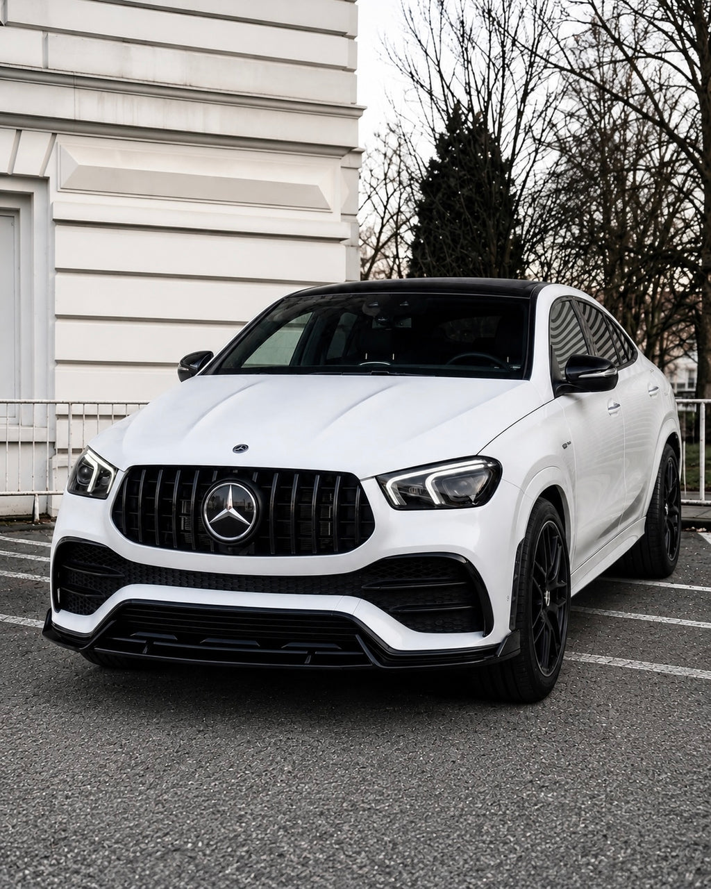 Mercedes GLE W167/C167 Pre-Facelift Front Lip Spoiler (2019-2023)