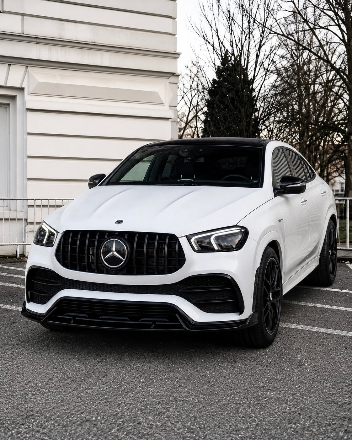 Mercedes GLE W167/C167 Pre-Facelift Front Lip Spoiler (2019-2023)