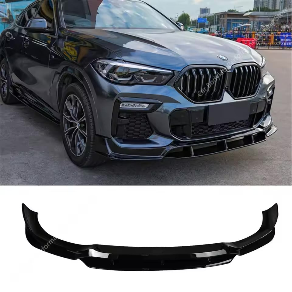 Front lip spoiler for - Bmw X6 G06 (2019-2023) M-sport