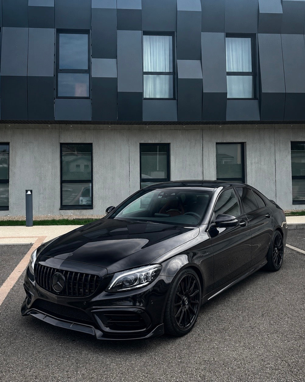 Mercedes C-Class W205/S205/C205/A205 Facelift Panamericana Grille (2018-2021)