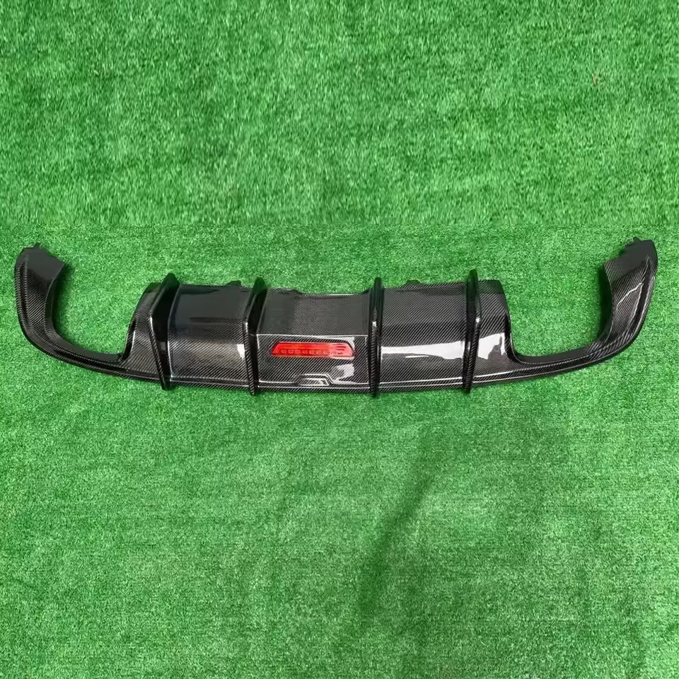 Rear diffuser S-style with exhaust tips Audi A5 B9 (2016-2019)