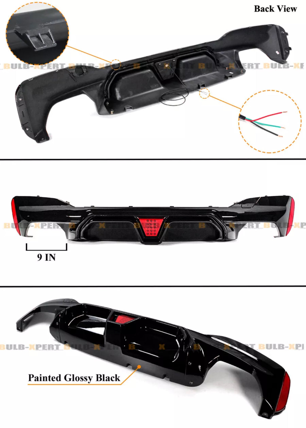 Rear diffuser M5 CS Bmw 5-series G30 (2017-2023) M-sport