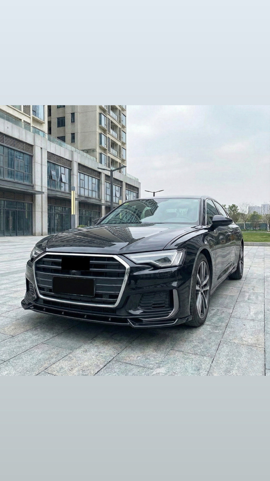 Front Lip Spoiler Audi A6 C8 (2018-2025)