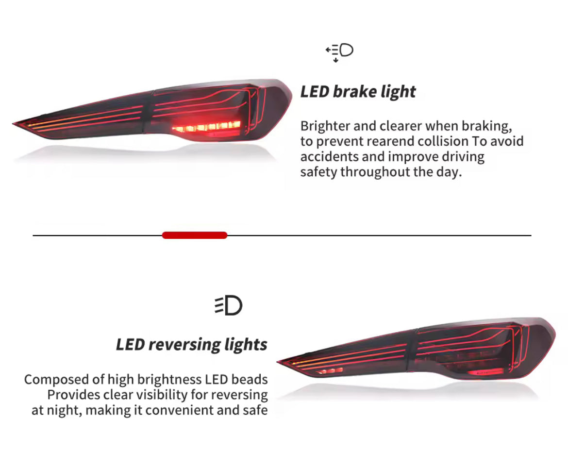 LCI style LED Taillights for Bmw 4-series G22/23/82 (2020-2025)