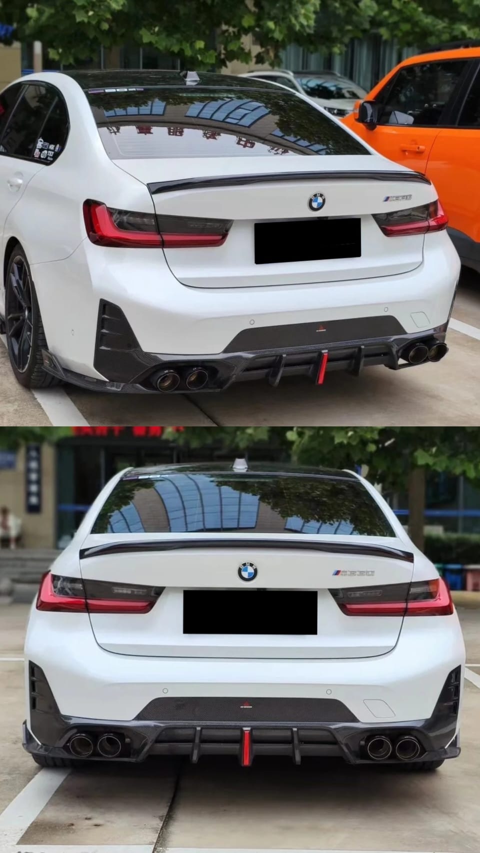 Rear diffuser Bmw 3-series G20 (2022-2025) M-sport
