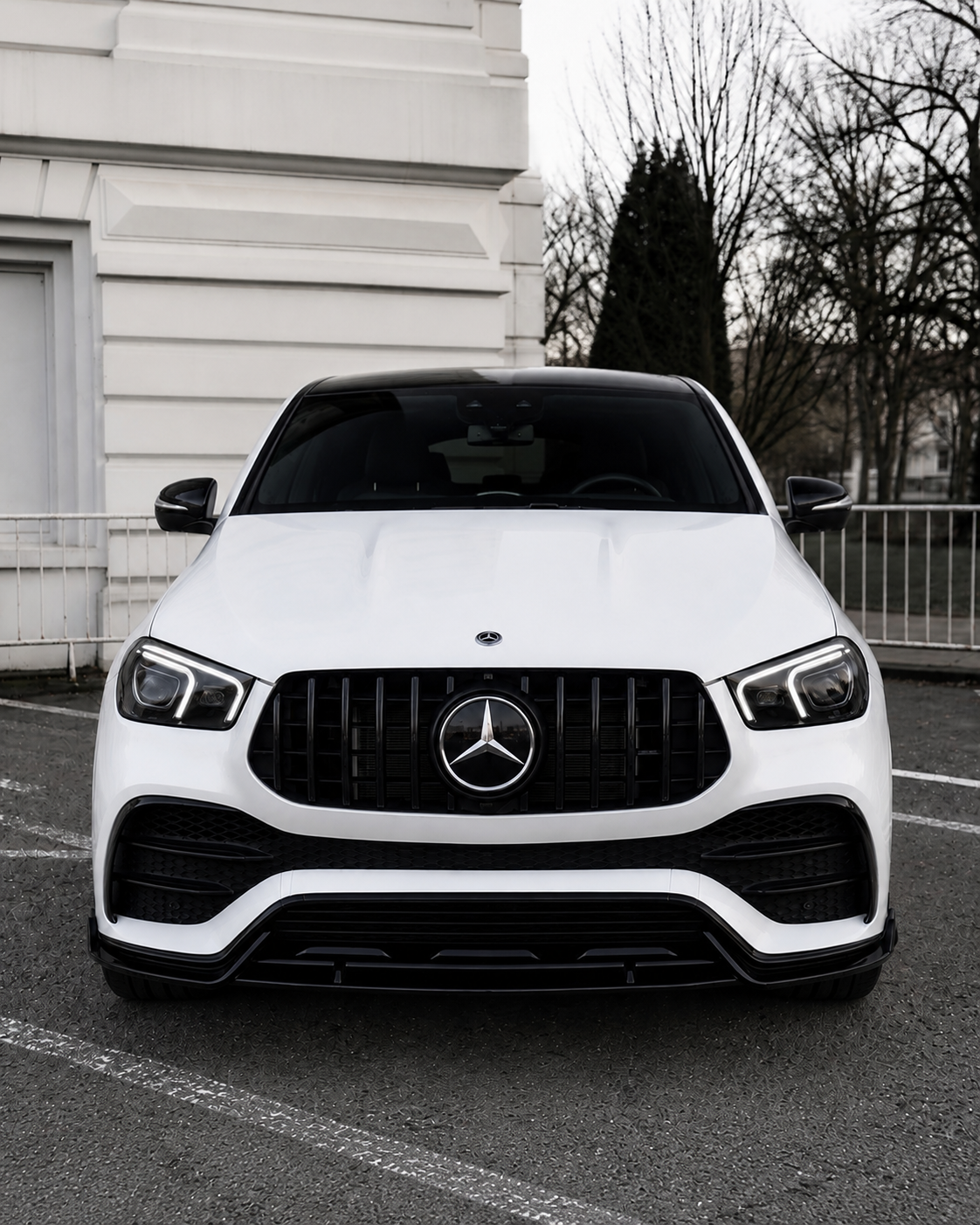 Mercedes GLE W167/C167 Pre-Facelift Front Lip Spoiler (2019-2023)