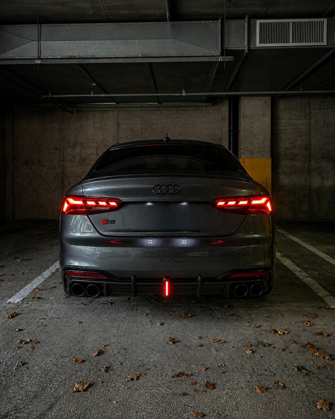 Audi A5/S5 B9.5 Facelift LED Diffuser With Exhaust Tips (2020-2024)