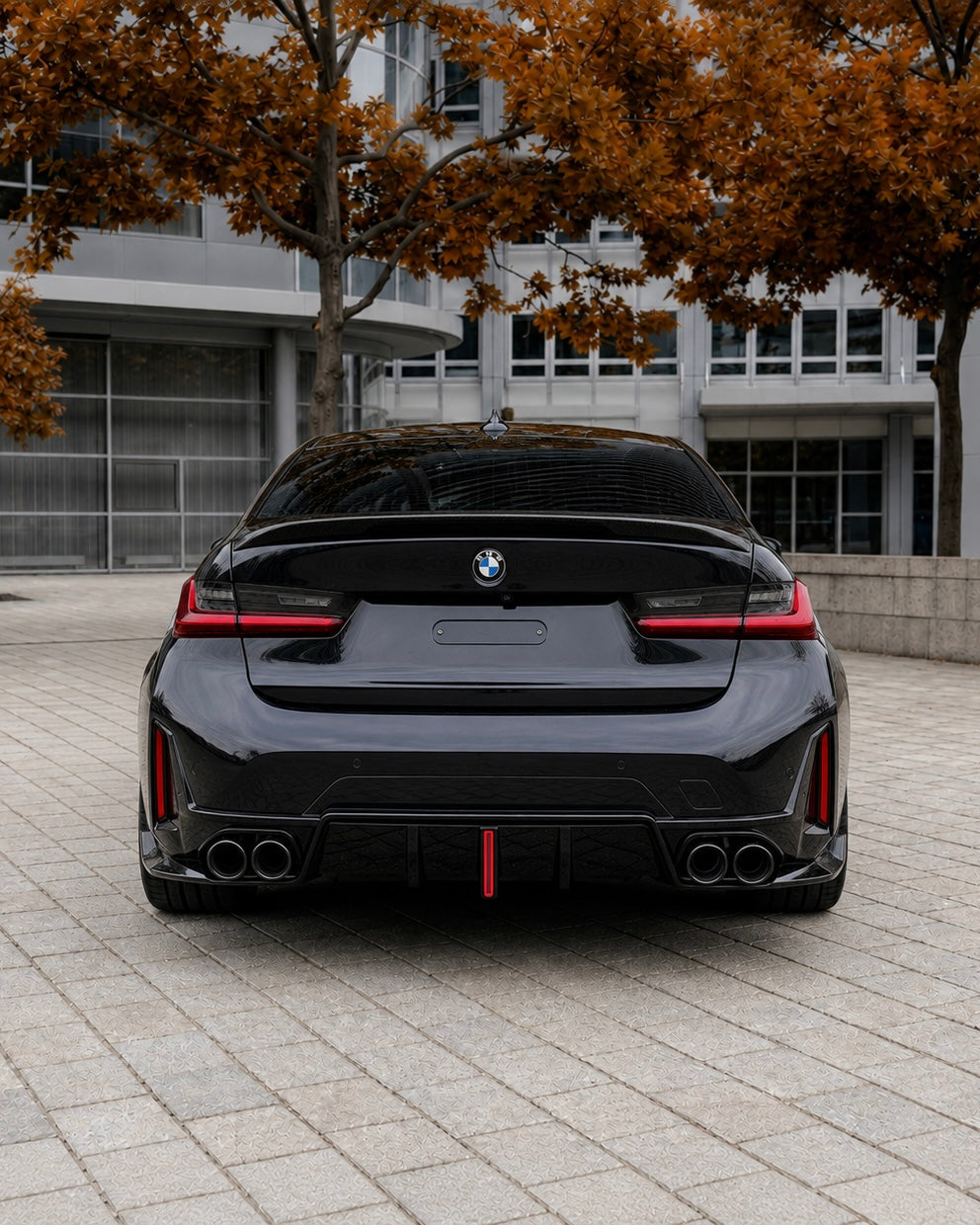 BMW 3-Series G20/G21 LCI Diffuser With Exhaust Tips (2022+)