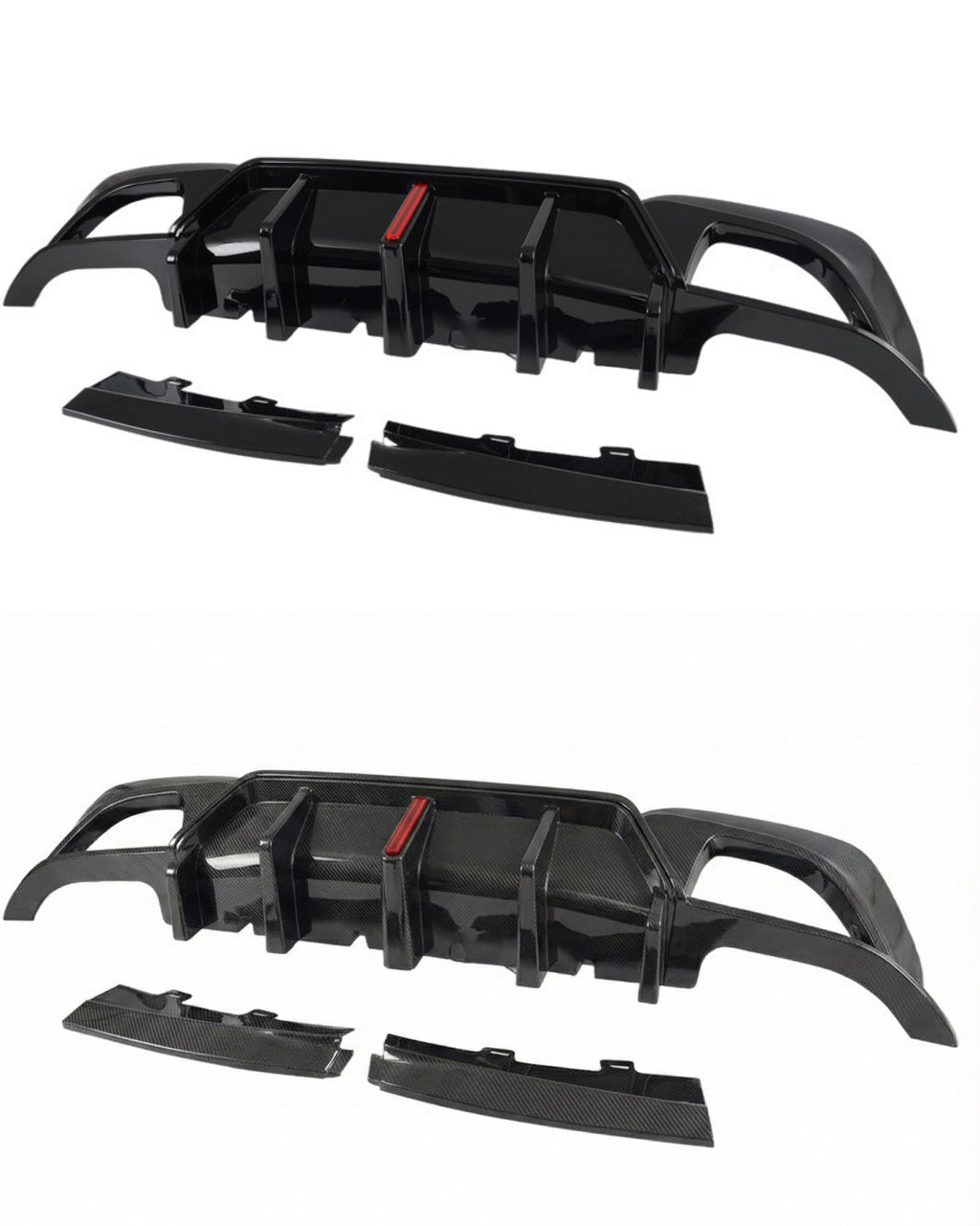 Diffuser and exhaust tips BMW 3-Series G20 (2018-2022)