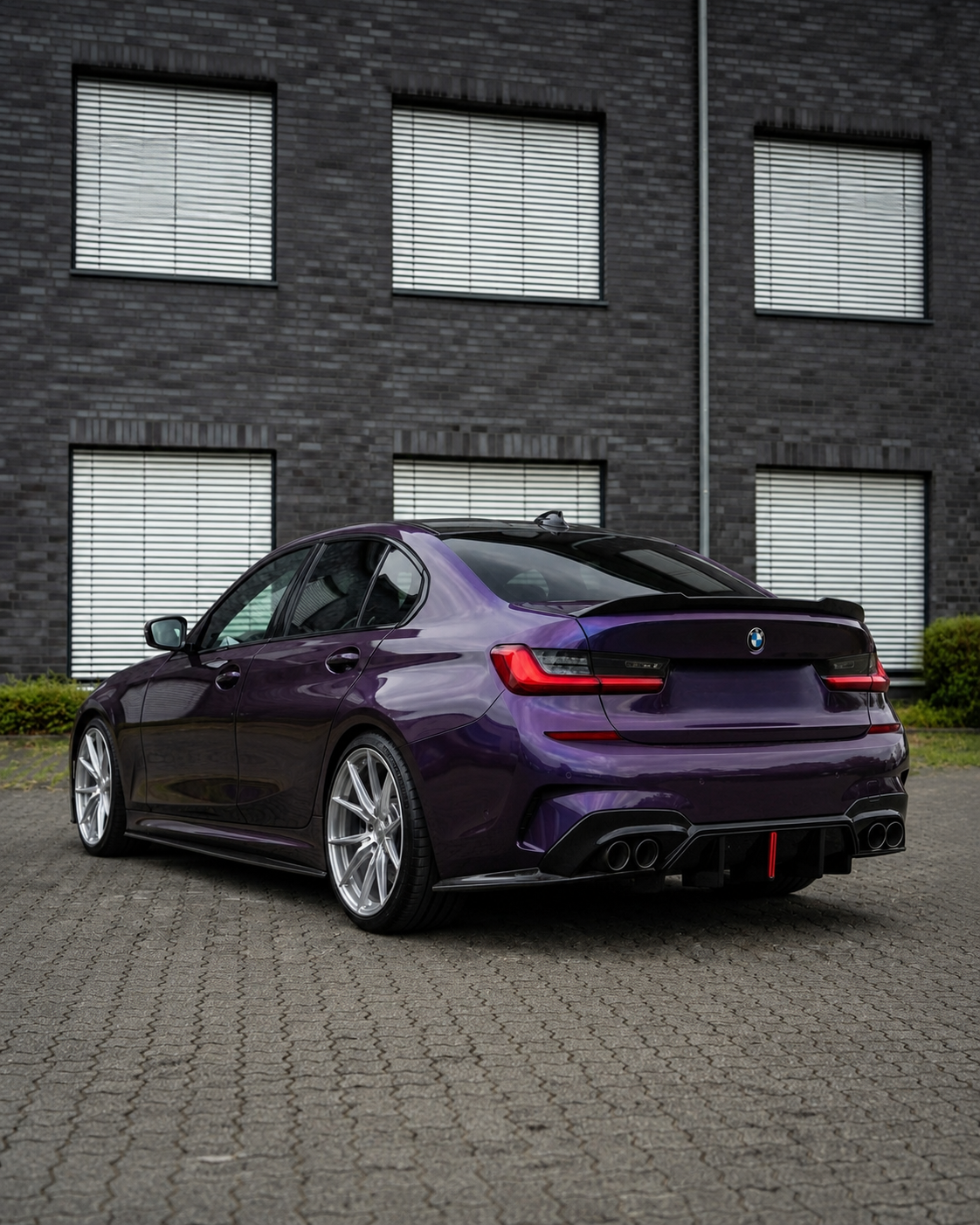 BMW 3-Series G20/G21 Pre-LCI Diffuser With Exhaust Tips (2019-2022)