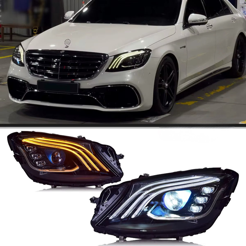 Facelift style LED Headlights - Mercedes S-class W222 (2013-2017)