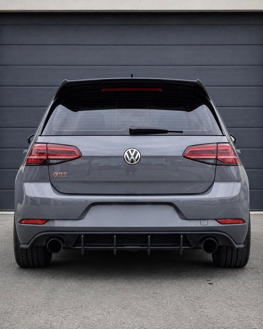 Volkswagen Golf 7.5 (MK7) GTI Facelift Diffuser Extention (2017-2020)