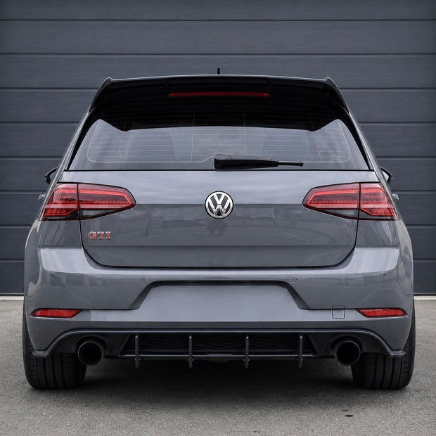 Volkswagen Golf 7.5 (MK7) GTI Facelift Diffuser Extention (2017-2020)
