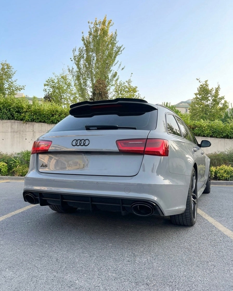 Audi A6/S6 C7.5 Sedan/Avant Diffuser With Exhaust Tips (2015-2018)