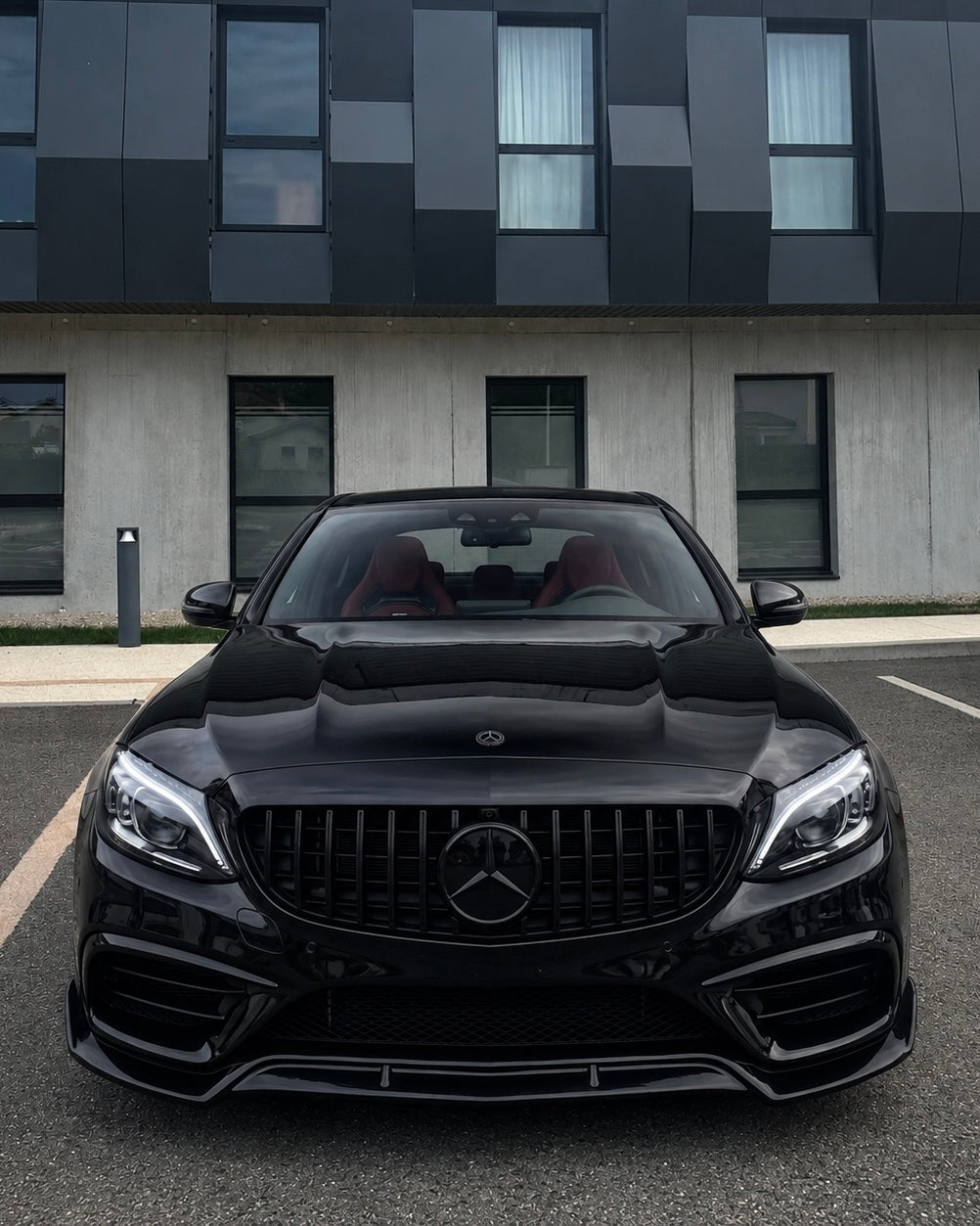 Mercedes C-Class W205/S205/C205/A205 Facelift Panamericana Grille (2018-2021)