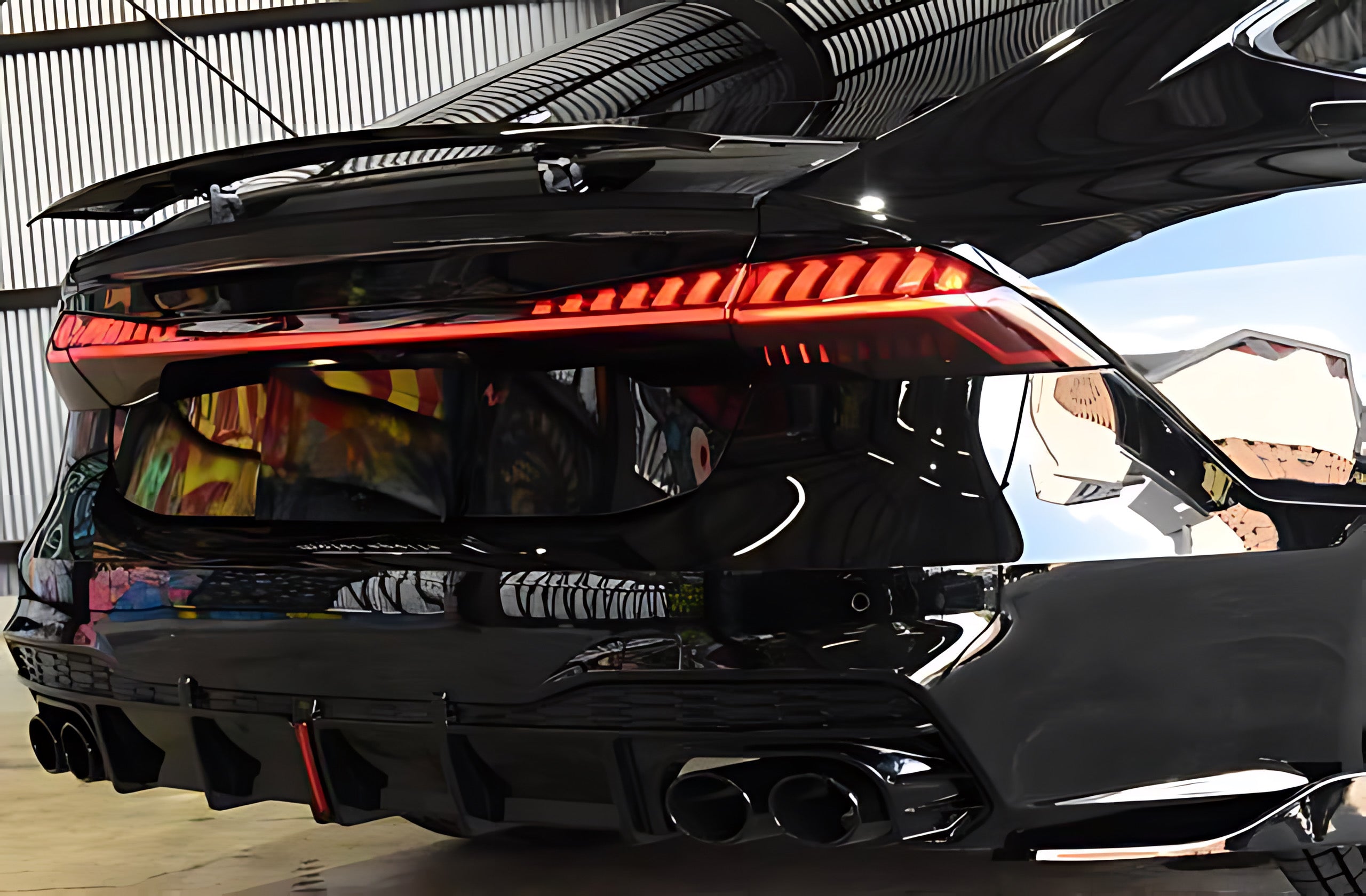 Diffuser and Exhaust Tips Audi A7/S7 (2019-2025)