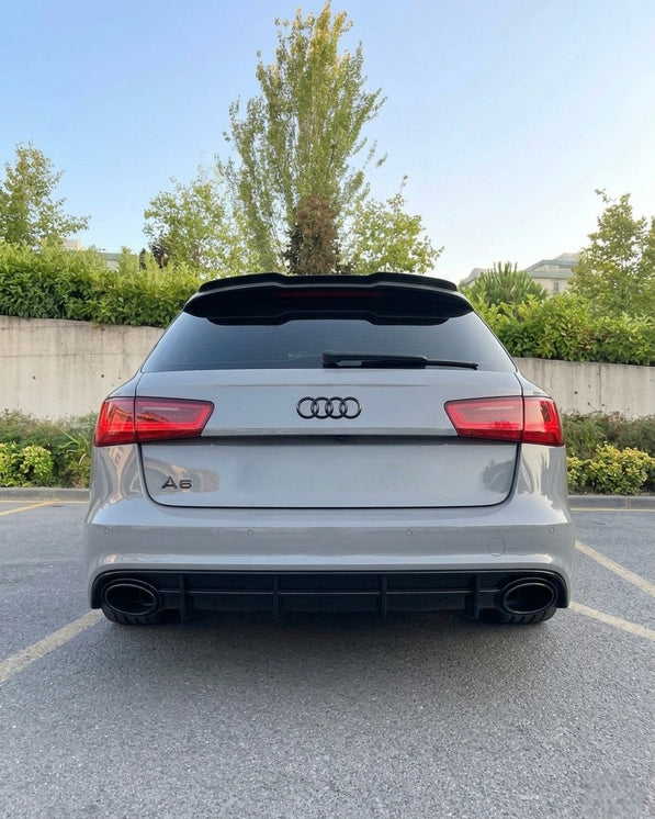 Audi A6/S6 C7.5 Sedan/Avant Diffuser With Exhaust Tips (2015-2018)