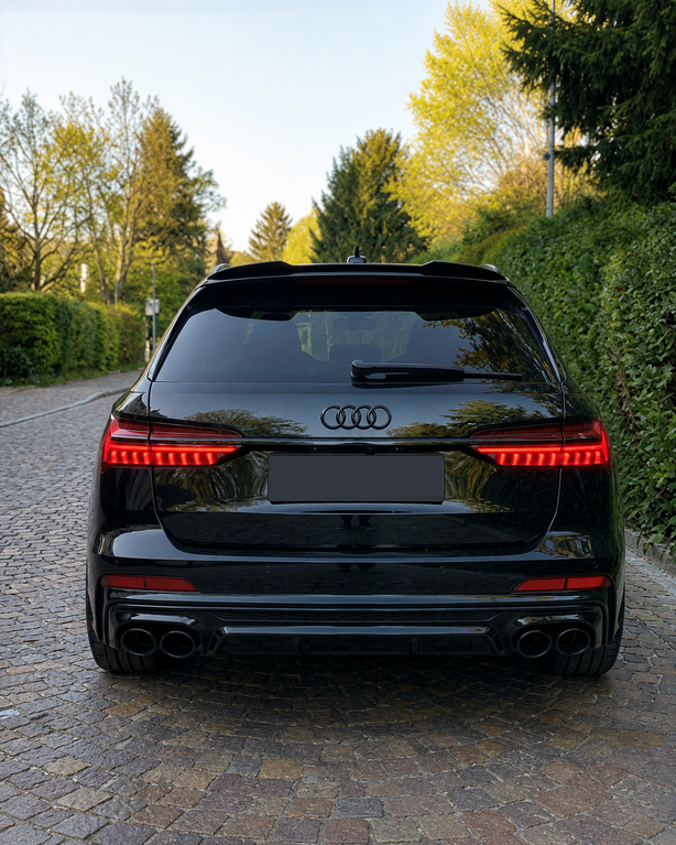 Audi A6/S6 Sedan/Avant C8/8.5 Diffuser With Exhaust Tips (2018-2025)