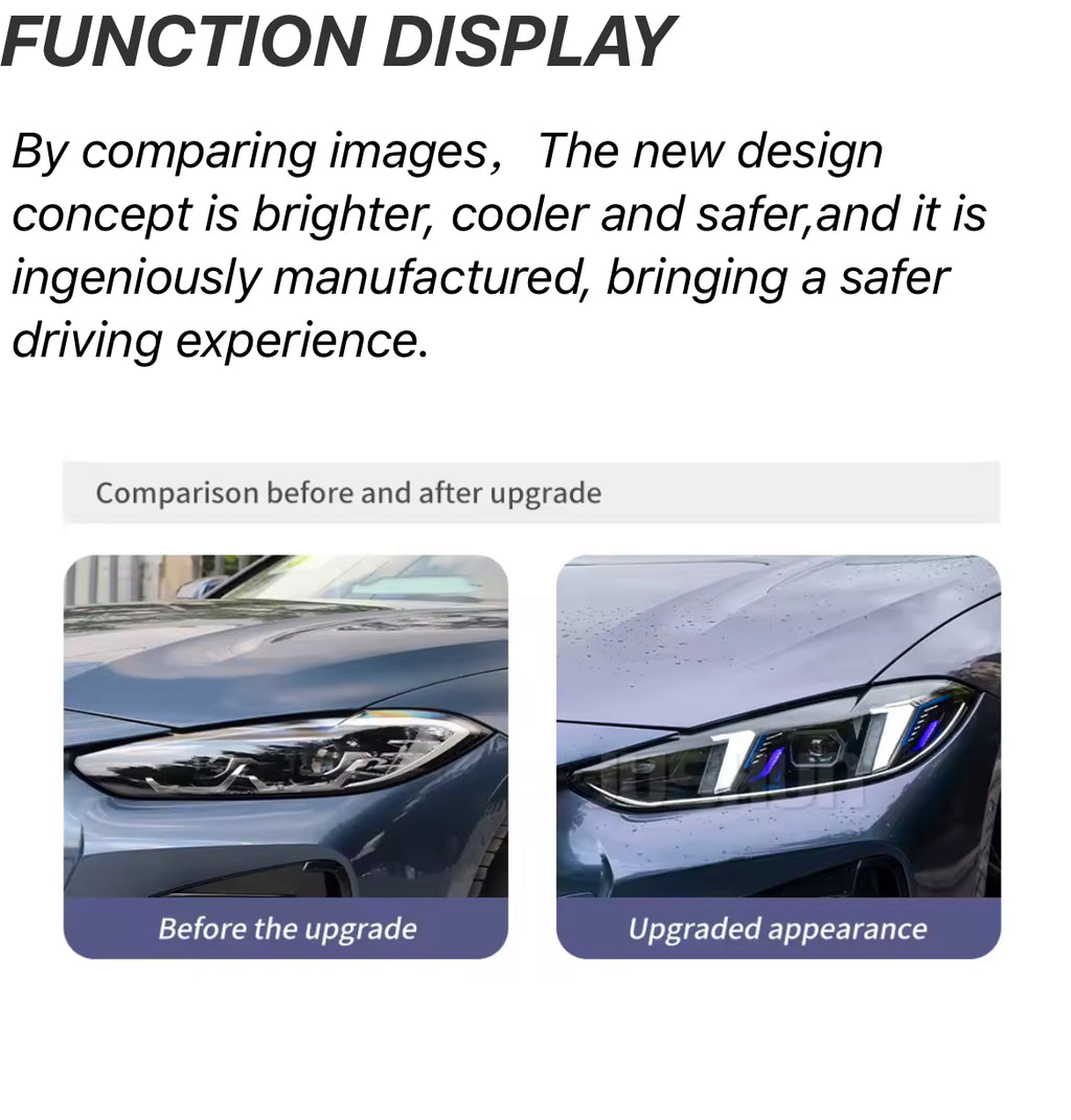 LCI LED Headlights - BMW 4-Series G22/23/82 (2021-2023)