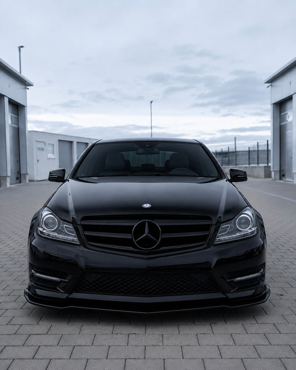 Mercedes C-Class W204/S204 Facelift Front Lip Spoiler (2011-2014)