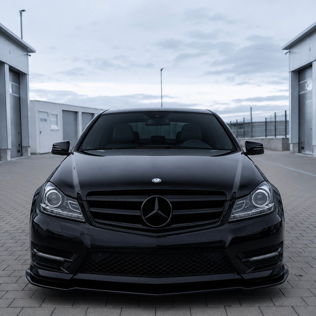 Mercedes C-Class W204/S204 Facelift Front Lip Spoiler (2011-2014)