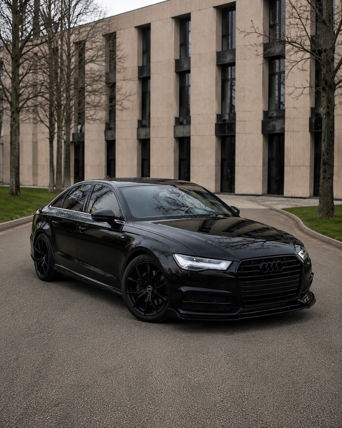 Audi A6/S6 Sedan/Avant C7.5 Front Lip Spoiler (2015-2018)