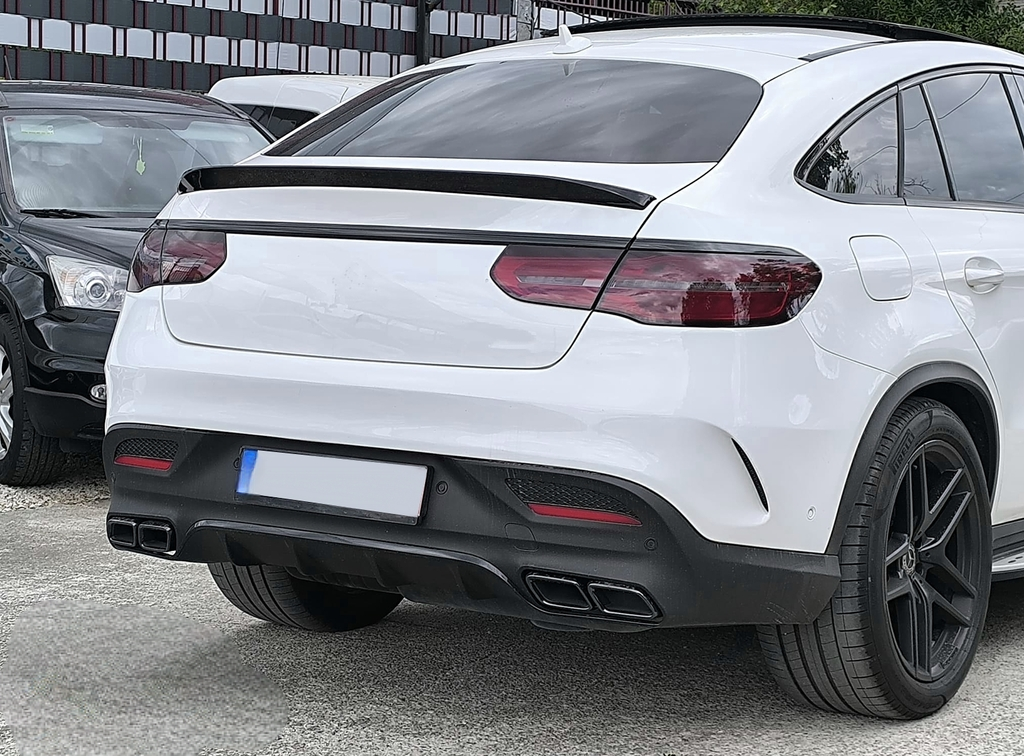 Rear diffuser with exhaust tips  - Mercedes GLE Coupe C292 (2015-2019) AMG-line