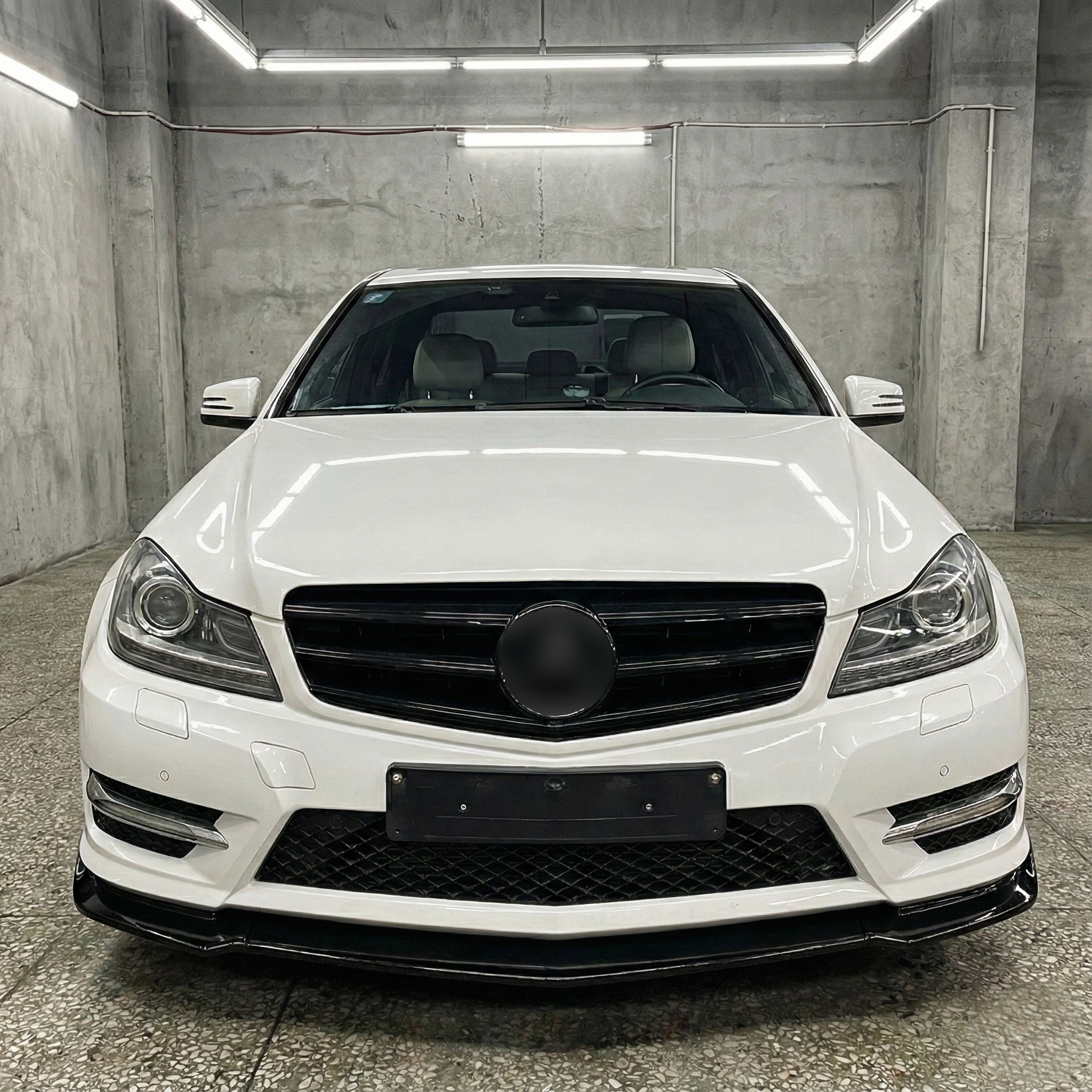 Front Lip Spoiler Mercedes C-Class W204 (2011-2014)