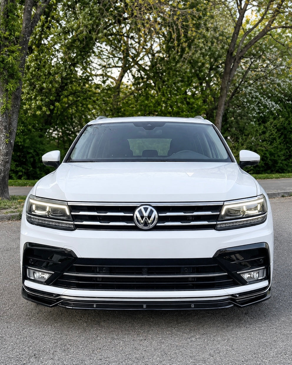 Volkswagen Tiguan MK2 R-Line Front Lip Spoiler (2016-2020)