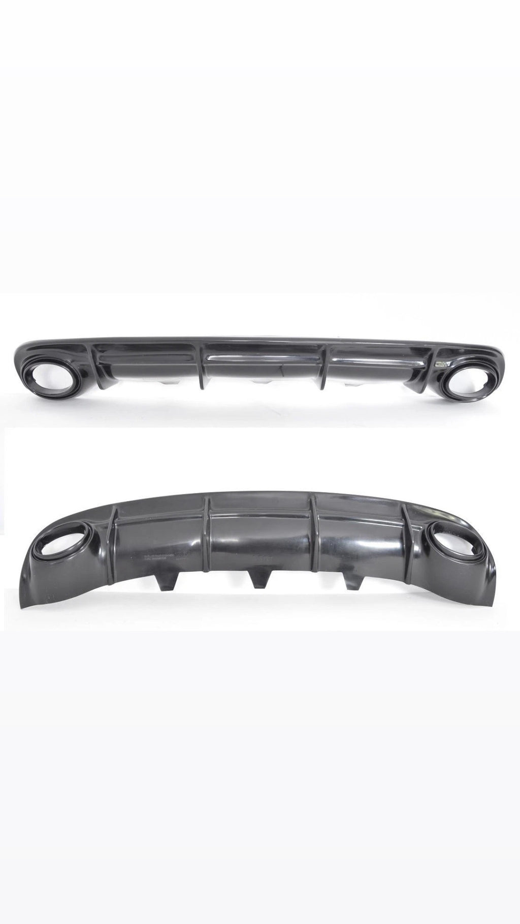 Rear diffuser with exhaust tips Audi A6 c7.5 (2015-2018) S-line