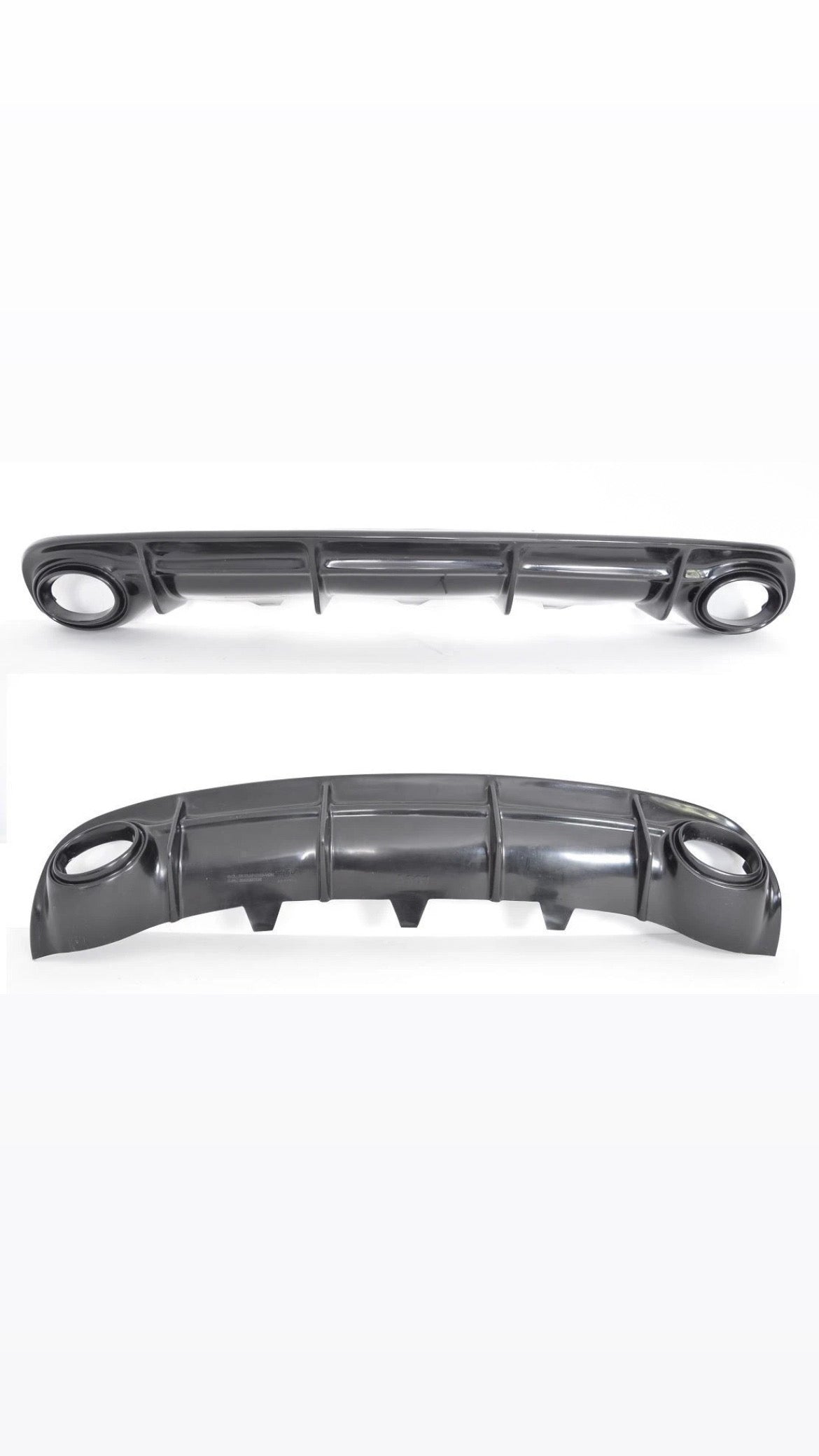 Rear diffuser with exhaust tips Audi A6 c7.5 (2015-2018) S-line