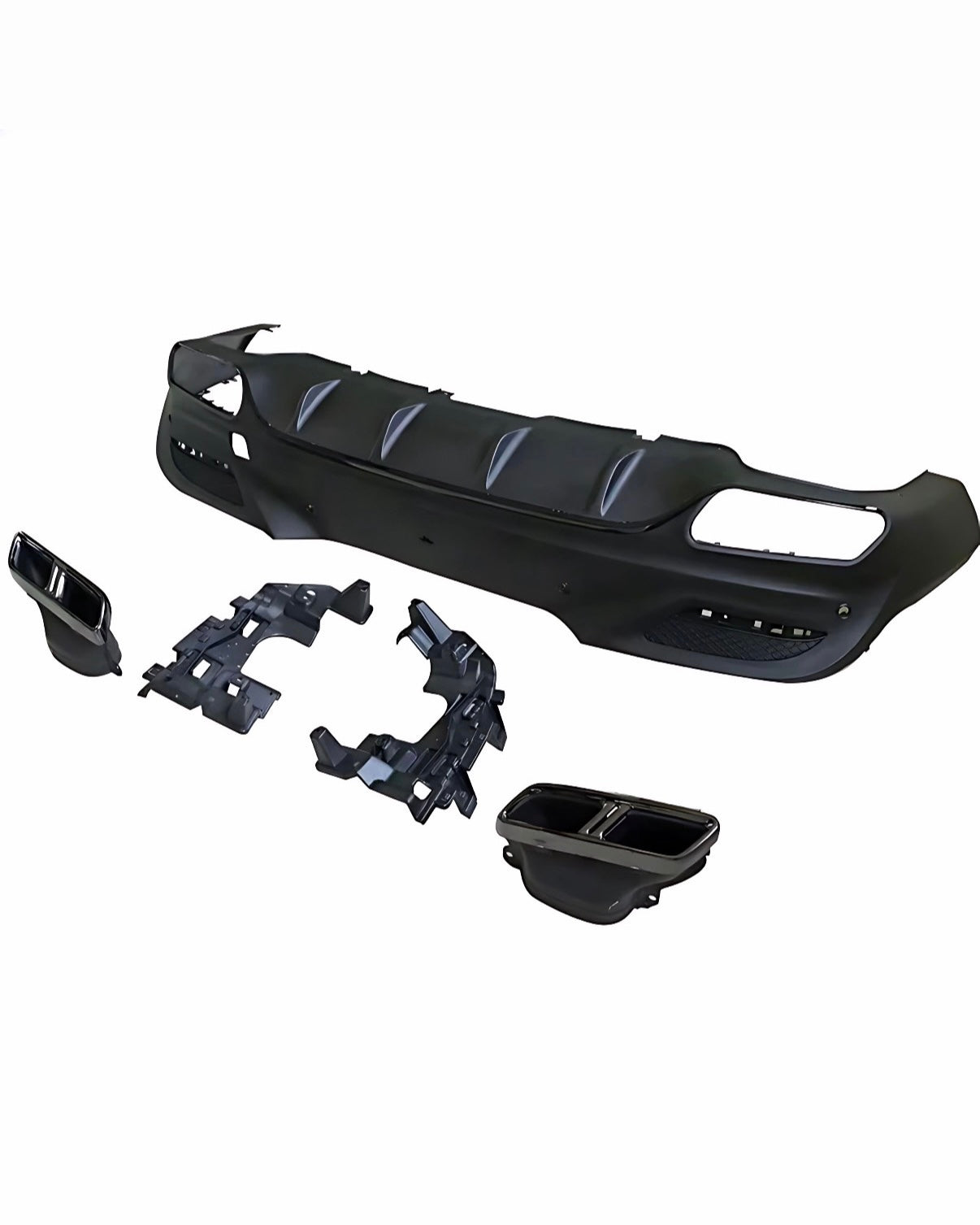 Mercedes GLE C292 Diffuser With Exhaust Tips (2015-2019)