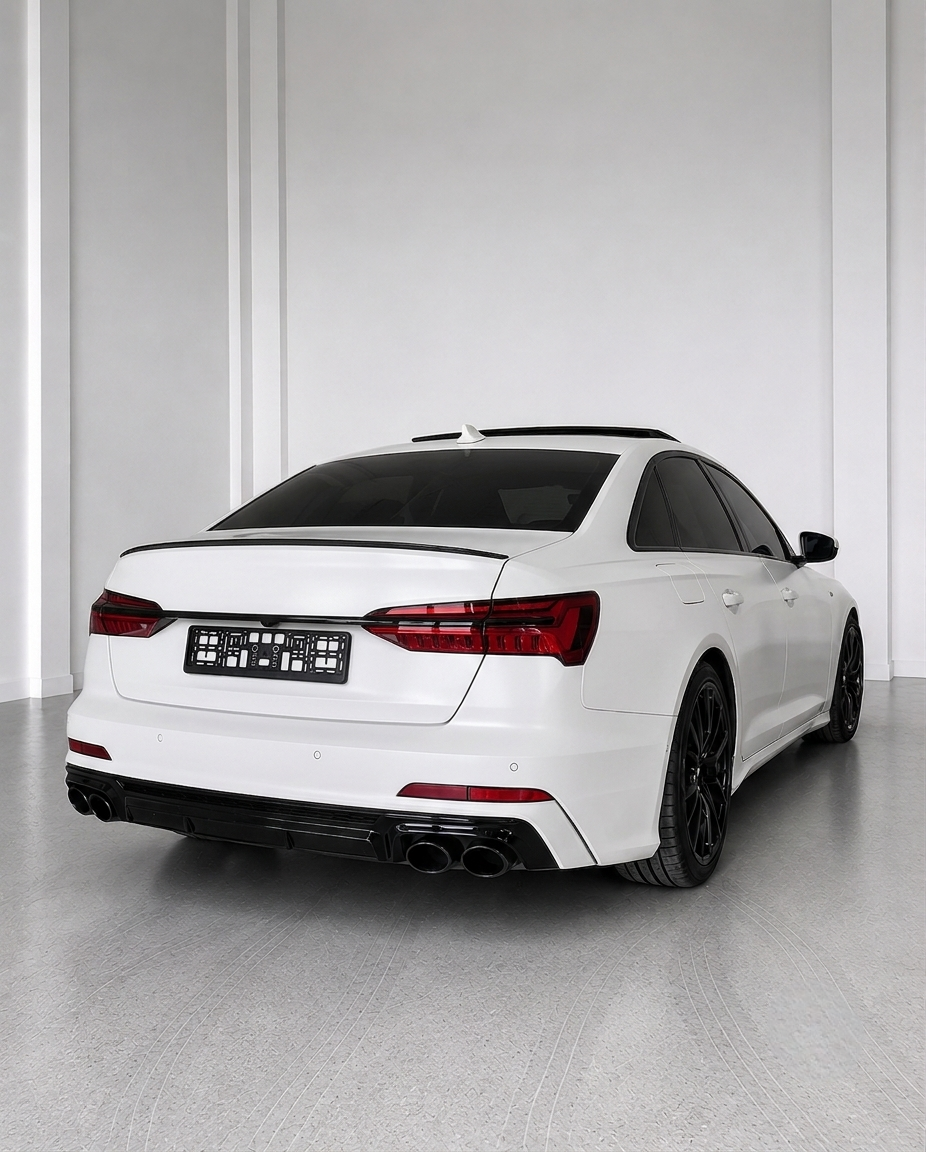 Дифузьор с ауспухови накрайници Audi A6/S6 Седан/Авант C8/8.5 (2018-2025)