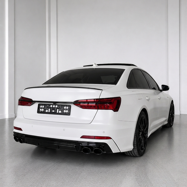Дифузьор с ауспухови накрайници Audi A6/S6 Седан/Авант C8/8.5 (2018-2025)