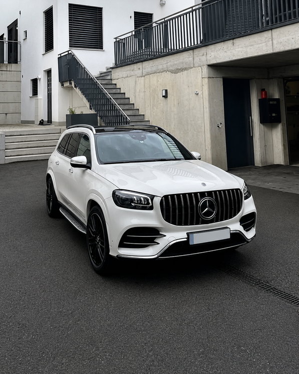 Mercedes GLS X167 Pre-Facelift Silver Panamericana Grille (2019-2023)