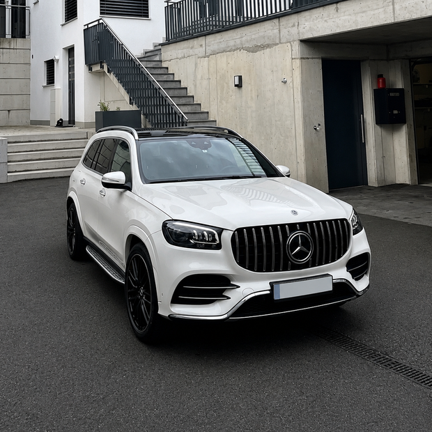 Mercedes GLS X167 Pre-Facelift Silver Panamericana Grille (2019-2023)