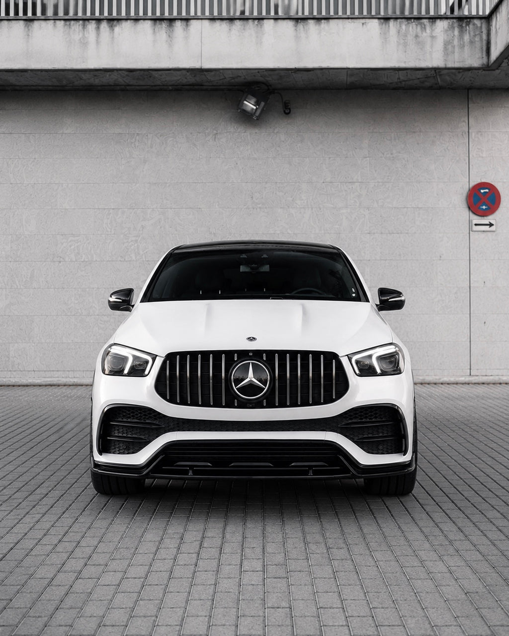 Mercedes GLE Pre-Facelift W167/C167 Silver Panamericana Grille (2019-2023)