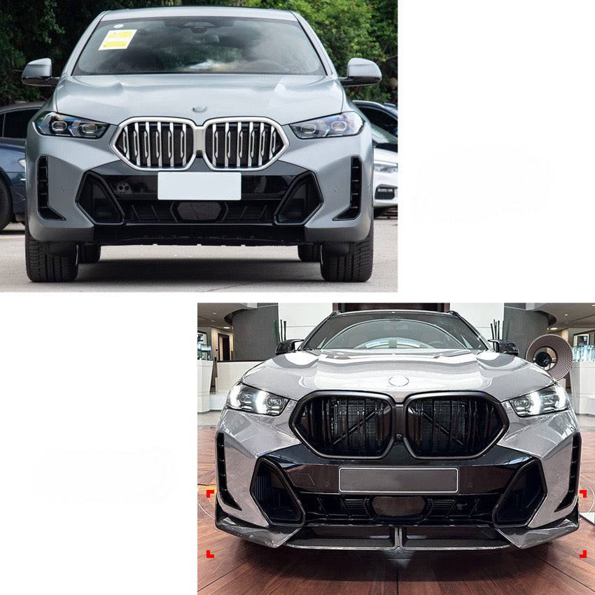 Front lip spoiler - Bmw X6 G06 LCI (2023-2025) M-sport