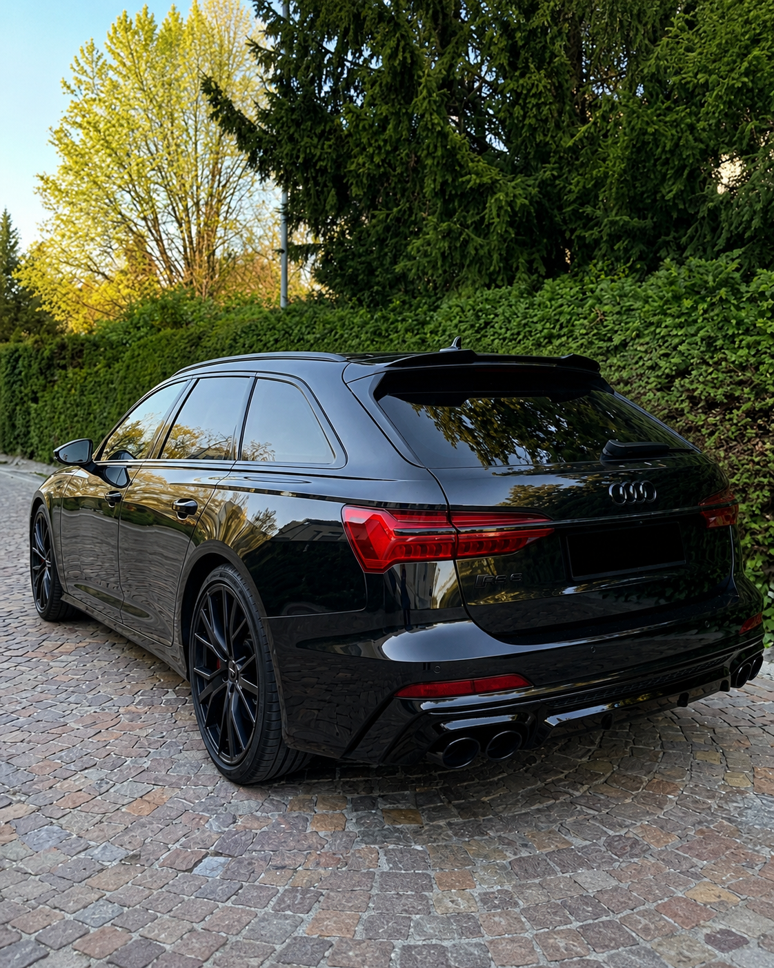 Audi A6/S6 Sedan/Avant C8/8.5 Diffuser With Exhaust Tips (2018-2025)