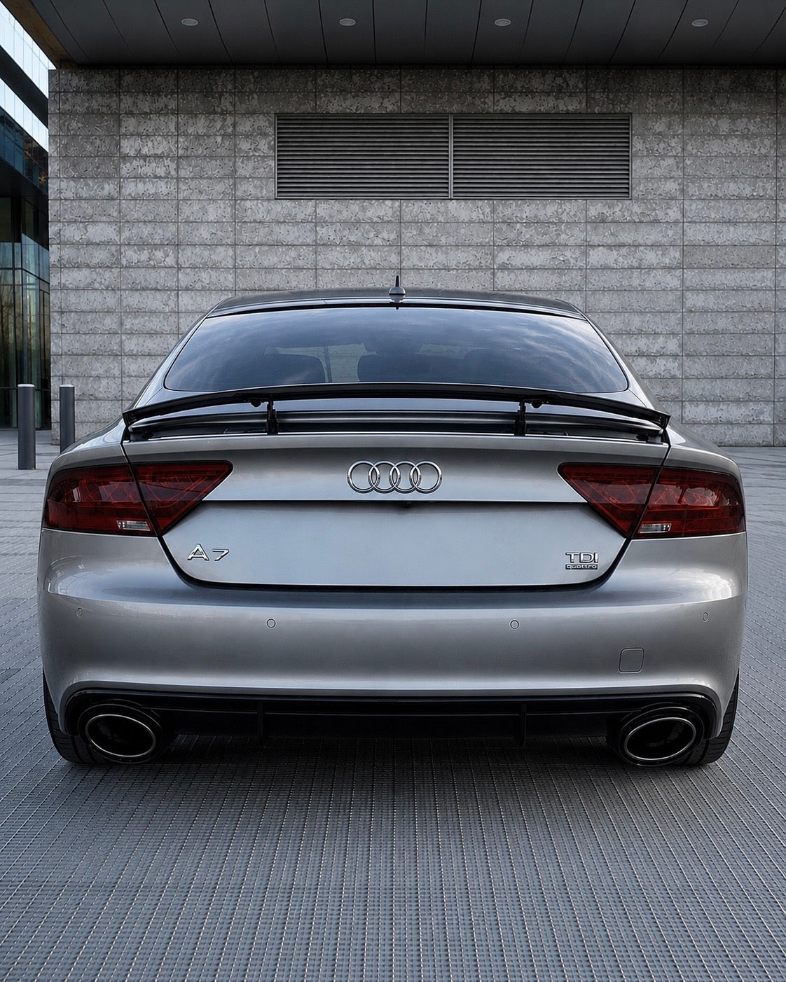 Audi A7 C7 Standart Pre-Facelift Diffuser & Exhaust Tips (2010-2014)