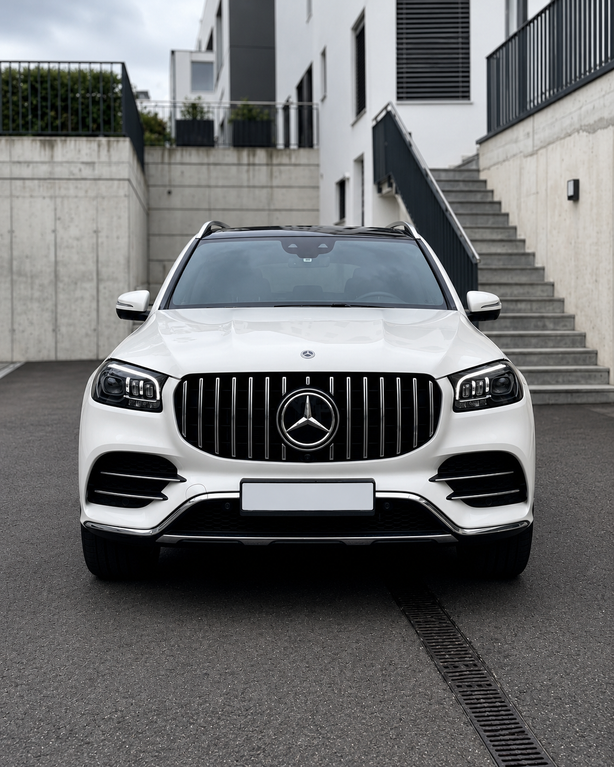 Mercedes GLS X167 Pre-Facelift Silver Panamericana Grille (2019-2023)