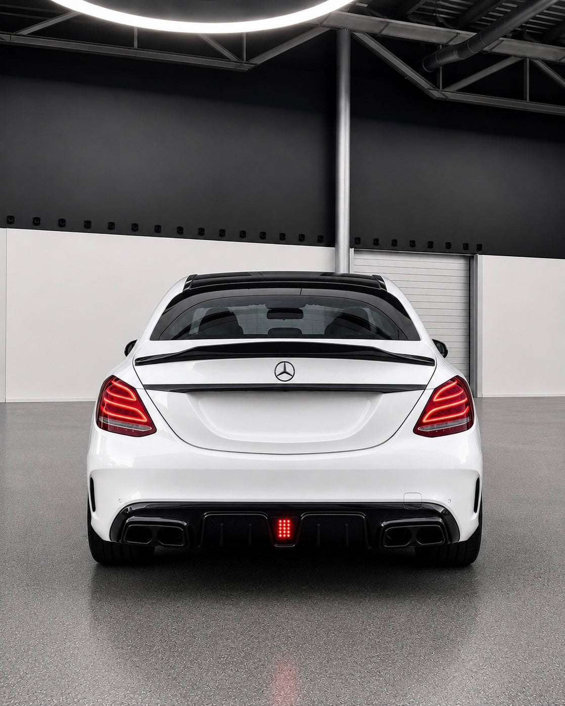 Mercedes C-Class W205 Ducktail Trunk Spoiler (2014-2021)