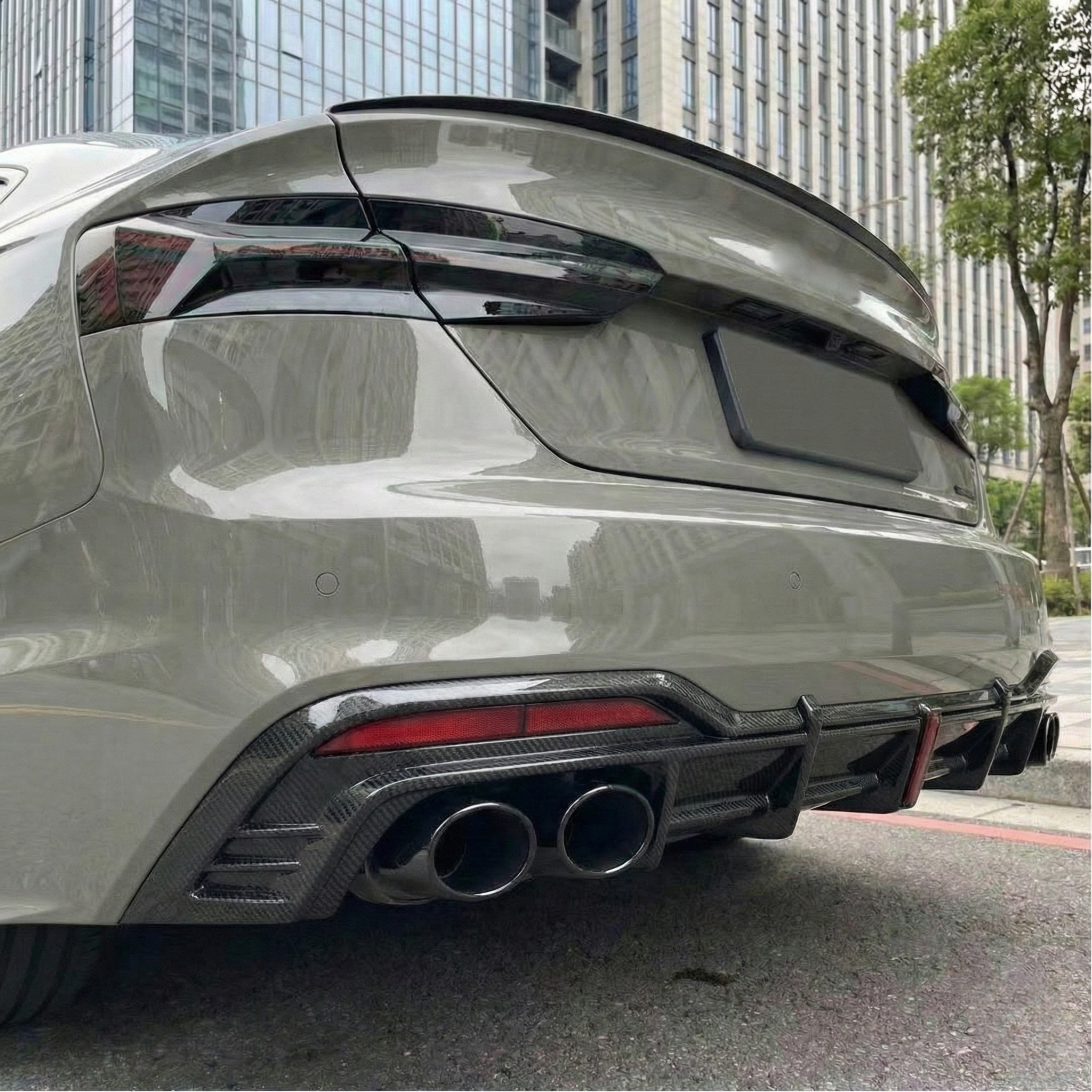 Diffuser and Exhaust Tips Audi A5/S5 B9.5 (2021-2024)