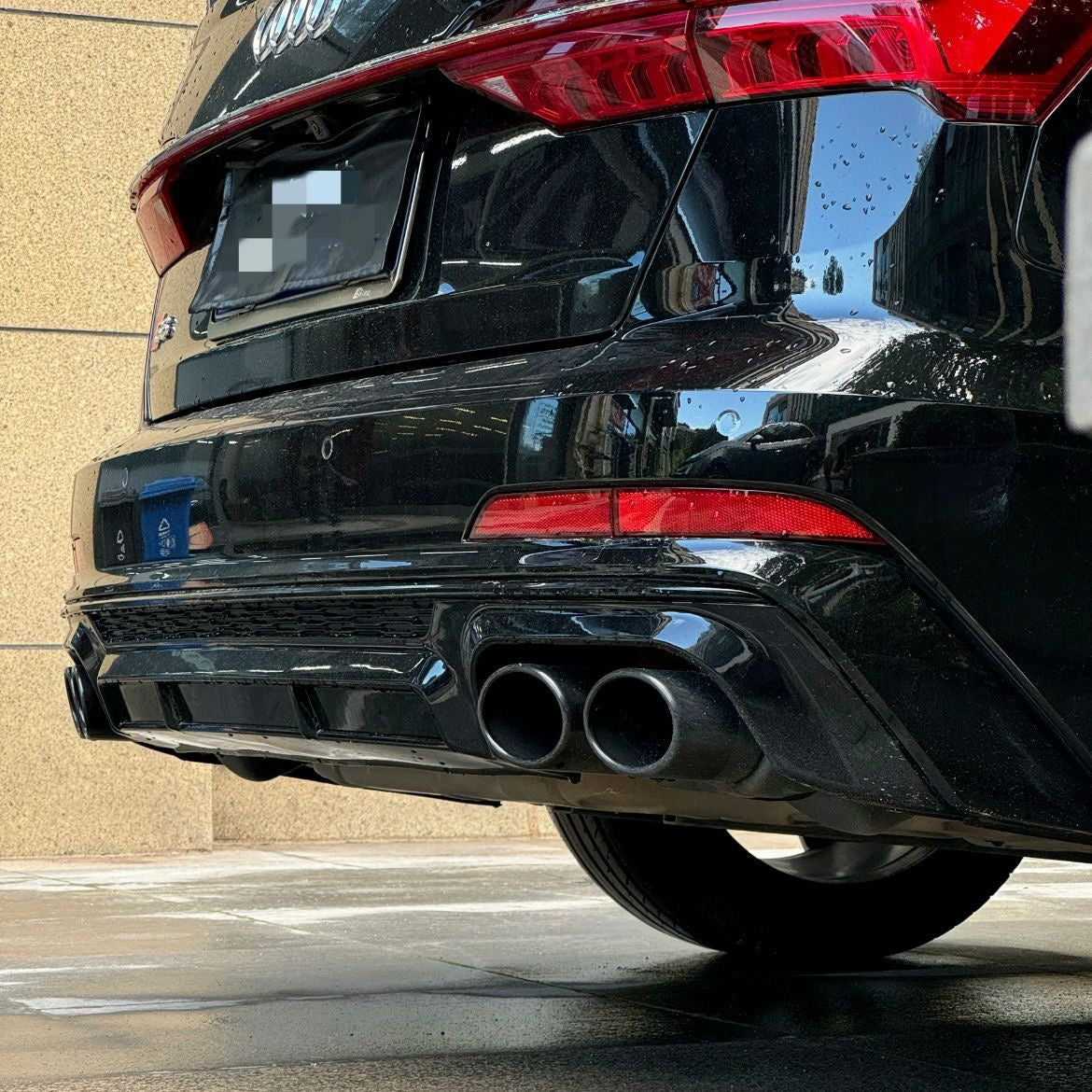 Diffuser and exhaust tips Audi A6 C8/8.5 Sedan/Avant (2018-2025)
