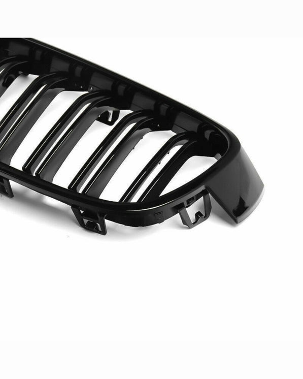 BMW 3-Series F30 F31 | M3 F80 Black Double Line Grille (2012-2018)