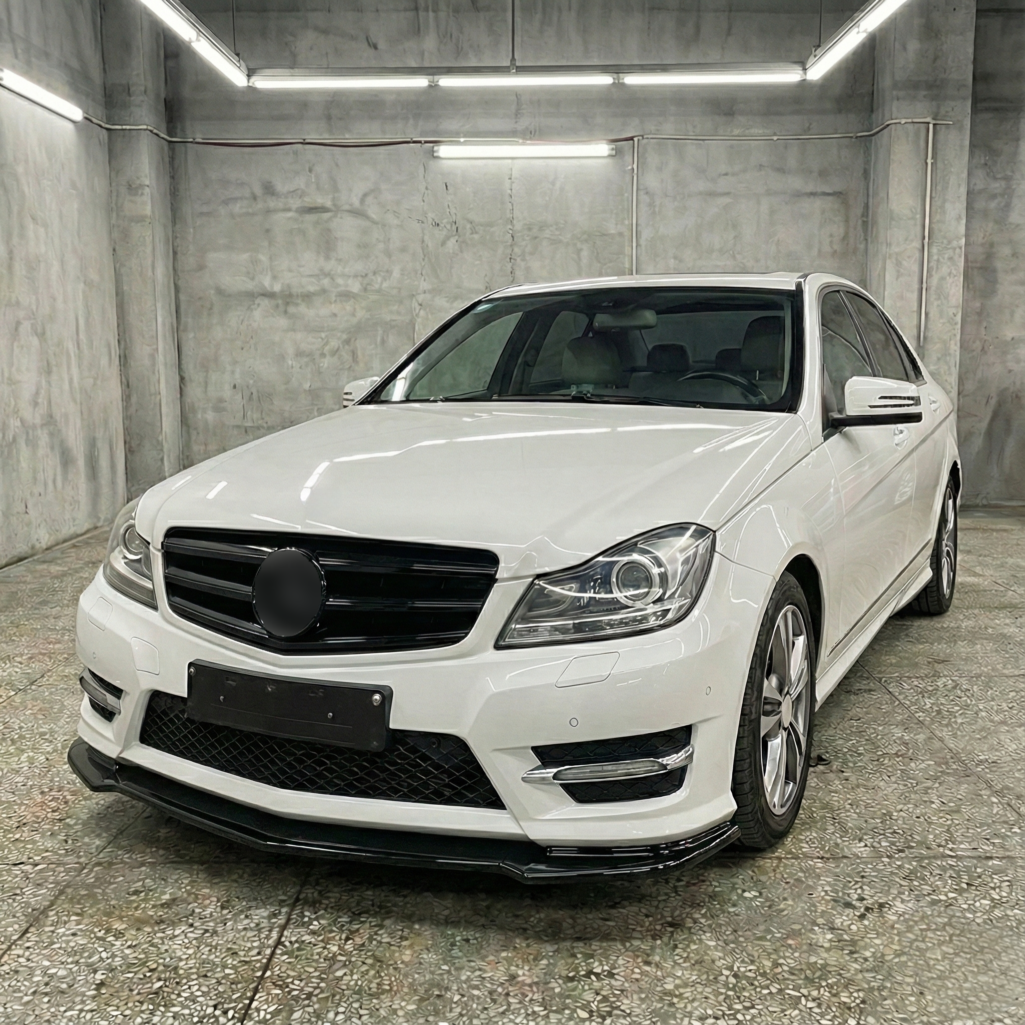 Front Lip Spoiler Mercedes C-Class W204 (2011-2014)