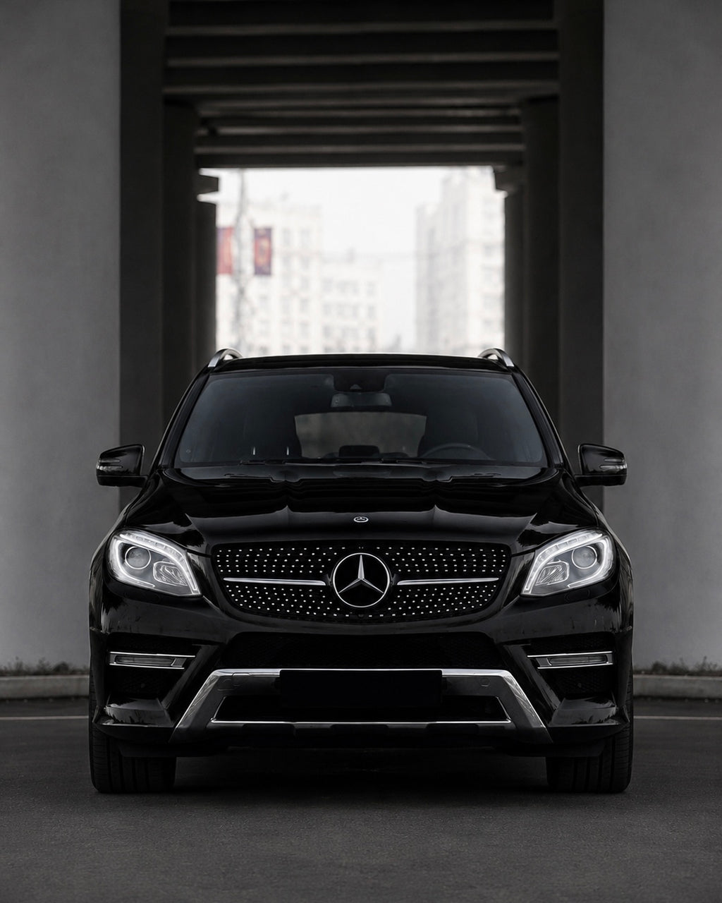 Mercedes ML W166 Pre-Facelift Diamont Grille (2011-2015)